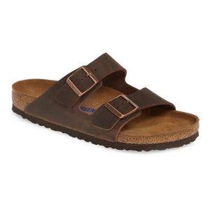 BIRKENSTOCK Arizona Soft Slide Sandal Habana Size 40 EU 9